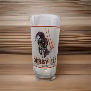 1996 Kentucky Derby 122 Churchill Downs Mint Julep Souvenir Glass Horse Racing